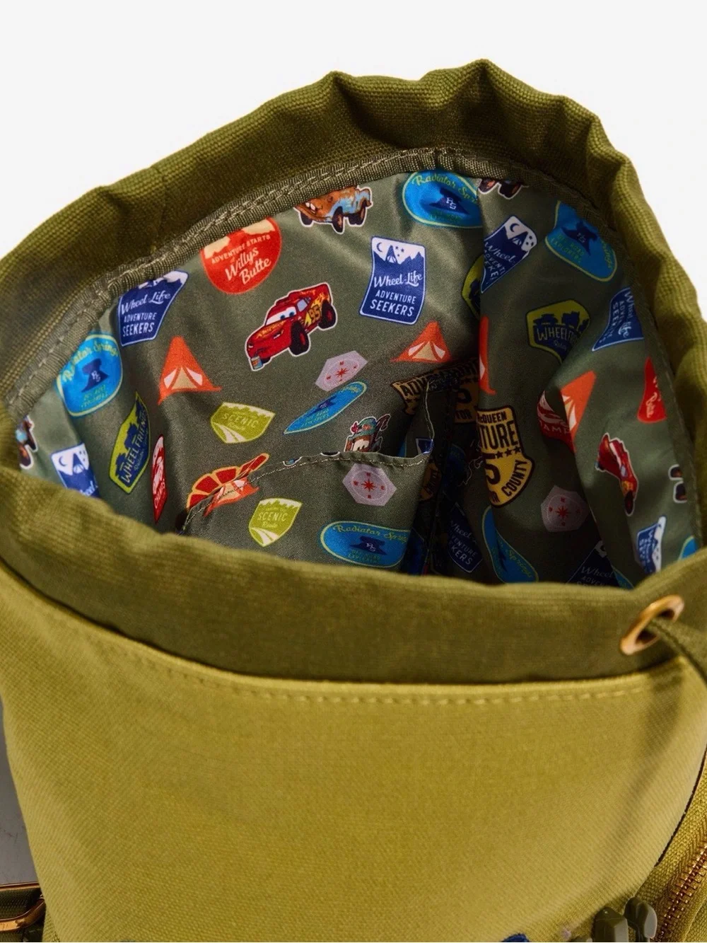 New Loungefly Disney Pixar Cars Patches Mini Backpack